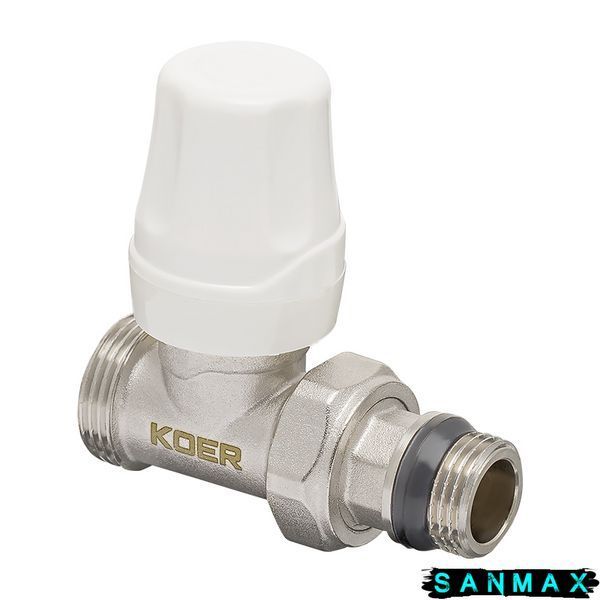 Комплект для підключення радіатора 1/2x3/4 ЗЗ прямий Koer Set-15 (KR3180) KR3180 фото