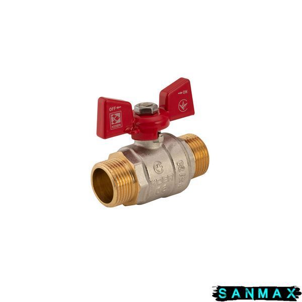 Кран кульовий 3/4 БШШ Вода Koer KR.219 Червоеий метелик (KR0158) KR0158 фото