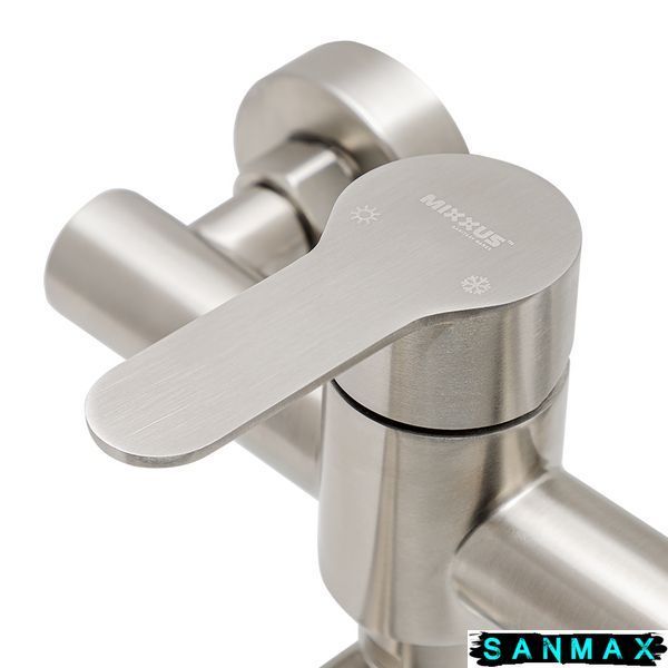 Змішувач для кухні зі стіни Mixxus Dax-005 Нерж (MI5901) MI5901 фото