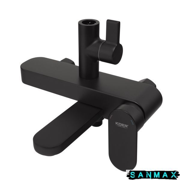 Душова система зі змішувачем Koer KB-56030-05, 3 функції Чорна (KR5428) KR5428 фото