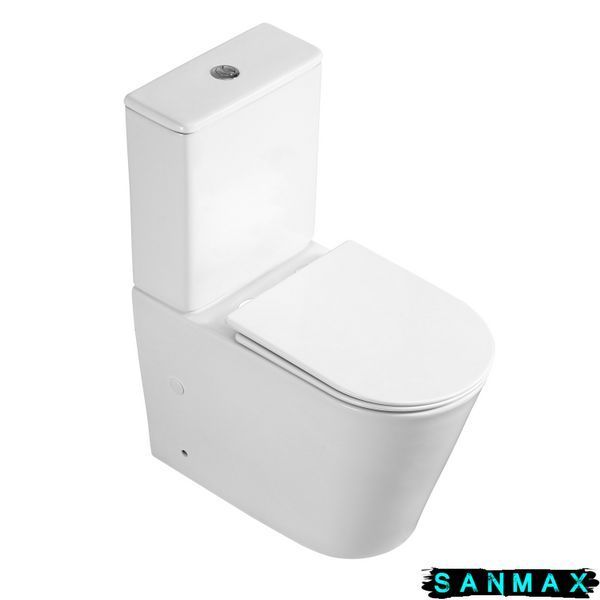 Унітаз-компакт Mixxus Bevel-0407-T1 630х350х795mm, система змиву Tornado 1.0 (MI6690) MI6690 фото