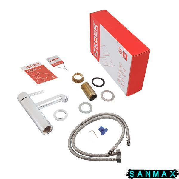 Змішувач для умивальника Koer KB-10029-01 Хром (KR5478) KR5478 фото