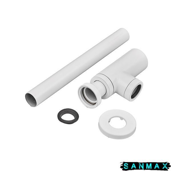Сифон для умивальника Koer BT-01-03 1 1/4'' (Білий) (KR3409) KR3409 фото