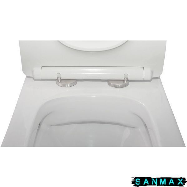 Чаша унітазу-компакту Mixxus Quadro-0403-R Bowl 640х360х835 Rimless без сидіння (MI8341) MI8341 фото