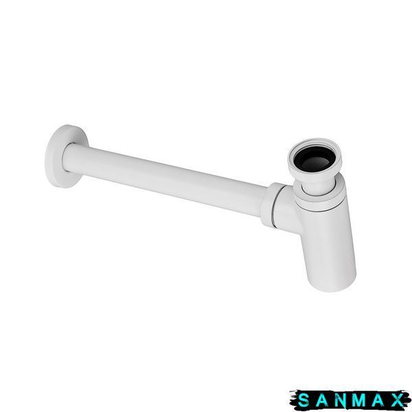 Сифон для умивальника Koer BT-01-03 1 1/4'' (Білий) (KR3409) KR3409 фото