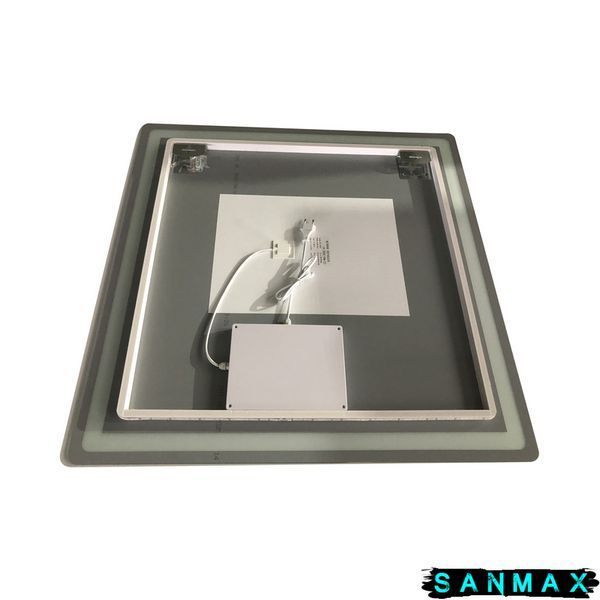 Дзеркало Zerix Mirra MR05-80x80 з LED Touch, Anti-fog, димером, регулятором яскравості (ZX6058) ZX6058 фото