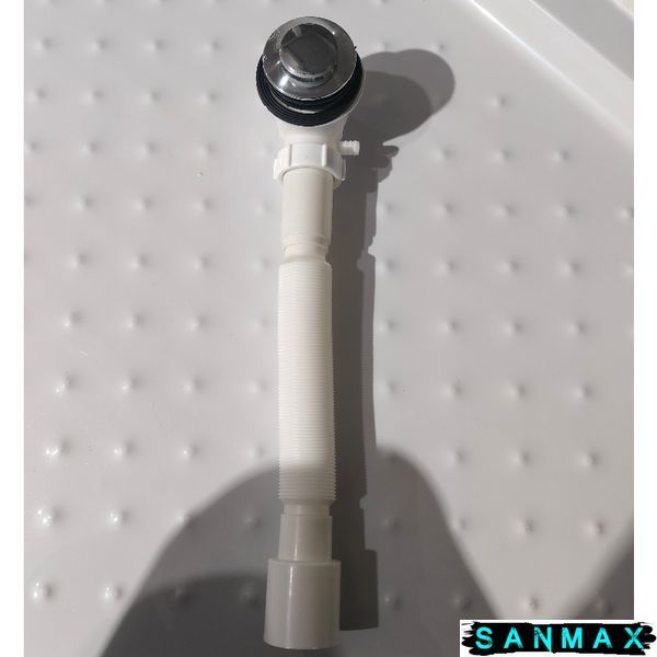 Душовий піддон з сифоном прямокутний Mixxus Hard ST01-100x80x13 New діаметр зливу 52 мм (MI8430) MI8430 фото