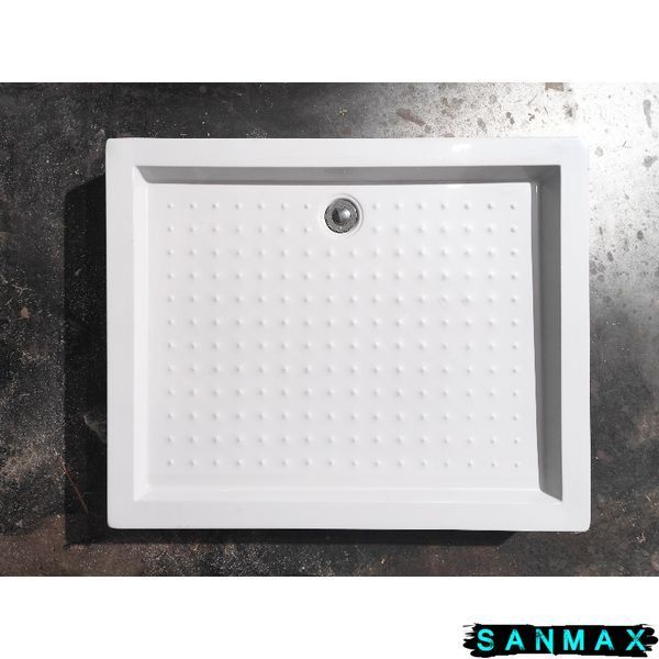 Душовий піддон з сифоном прямокутний Mixxus Hard ST01-100x80x13 New діаметр зливу 52 мм (MI8430) MI8430 фото