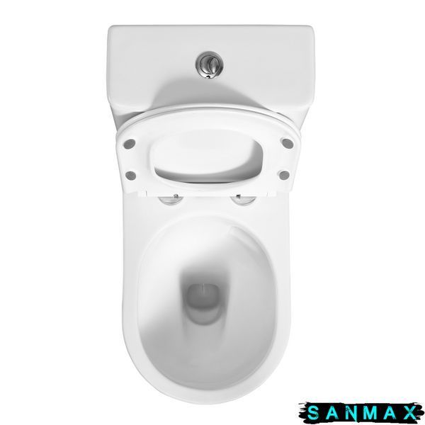 Унітаз-компакт Mixxus Bevel-0407-T1 630х350х795mm, система змиву Tornado 1.0 (MI6690) MI6690 фото
