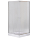 Душова кабіна з низьким піддоном Mixxus Cubic SCT01-90x90x195-FB Хром матове скло 4мм (MI6903) MI6903 фото 1