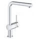 Змішувач для кухні з висувним виливом Grohe Minta (32168000) 32168000 фото 1