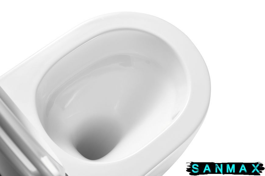 Унітаз підвісний Mixxus Premium Topper-0302-T3 490х360х380mm, система змиву Tornado 3.0 (MP6599) MP6599 фото
