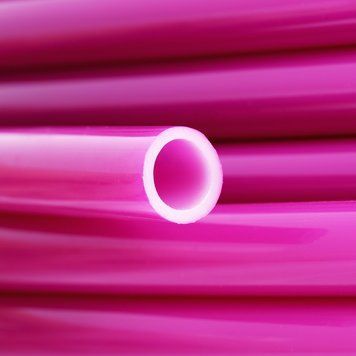 Труба для теплої підлоги з кисневим бар'єром Koer PEX-B EVOH 16*2,0 (pink) (200 м) (KR2865) KR2865 фото