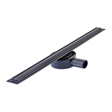 Душовий лінійний трап Mixxus Drain-05-60-Slim Чорний 30x600 із нержавіючої сталі (MI6169) MI6169 фото