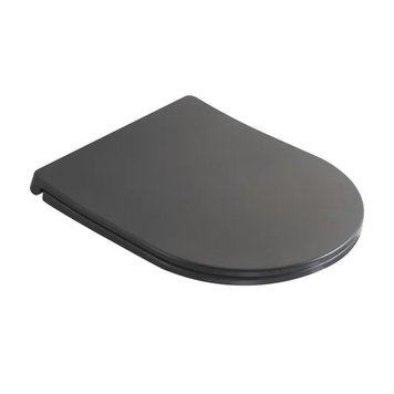 Кришка для унітазу Mixxus Premium Seat Covor Ellipse-2005 Gray 445х360х37mm дюропласт Сіра (MP6685) MP6685 фото