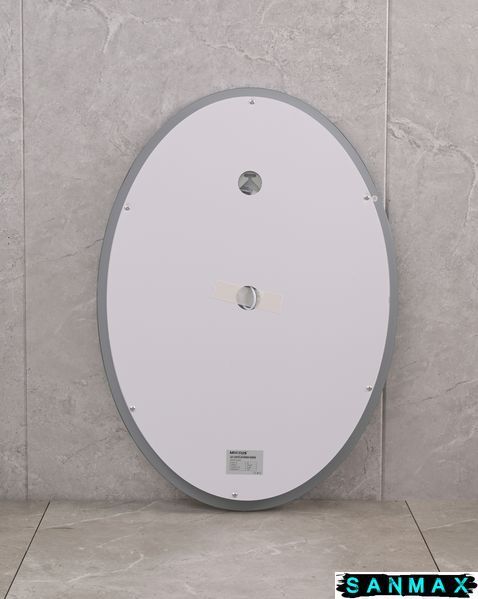 Дзеркало Mixxus Plain MV02-60x80 з Led Touch, Anti-fog, димером, регулюванням яскравості, годинником (MI6933) MI6933 фото