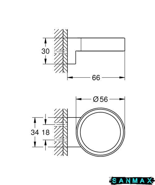 Тримач для аксесуарів Grohe Selection (41027000) 41027000 фото