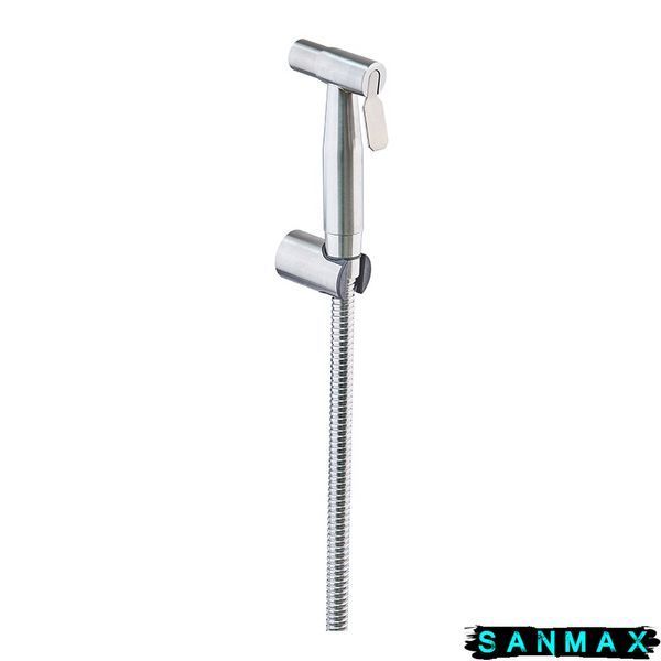 Гігієнічний набір (шланг+кронштейн+лійка) Zerix Bidet Set-005.Sus Нерж Блістер (ZX5026) ZX5026 фото