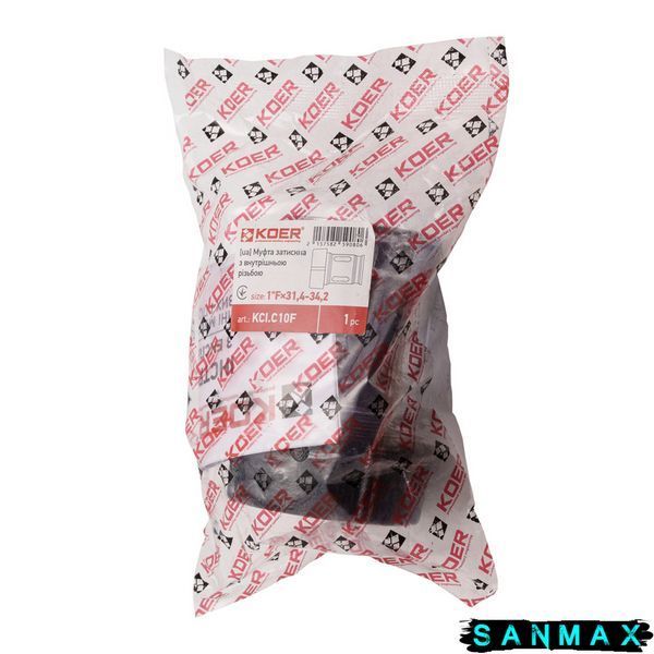 Муфта затискна з внутрішньою різьбою Koer KCI.C10F - 1"Fx31,4-34,2 (KR5908) KR5908 фото
