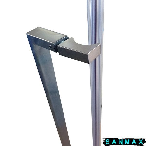 Душова кабіна без піддону Koer SR SC06-90x90x200-TR-07 прозоре скло Easy Clean 8мм, графіт (KR5366) KR5366 фото