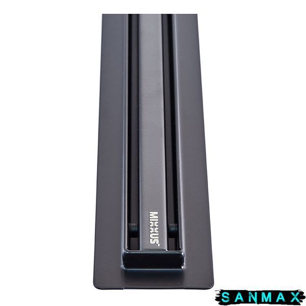 Душовий лінійний трап Mixxus Drain-05-60-Slim Чорний 30x600 із нержавіючої сталі (MI6169) MI6169 фото