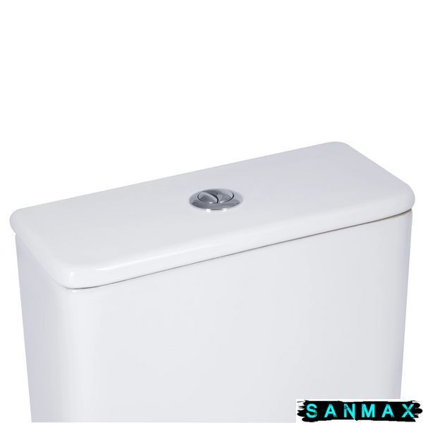 Бачок до унітазу-компакту Mixxus Bevel-0407-T1 Tank 630х350х795 зі зливною арматурою (MI8323) MI8323 фото