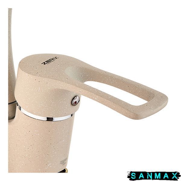 Змішувач для кухні Zerix YUB 181 Beige (ZX0717) ZX0717 фото