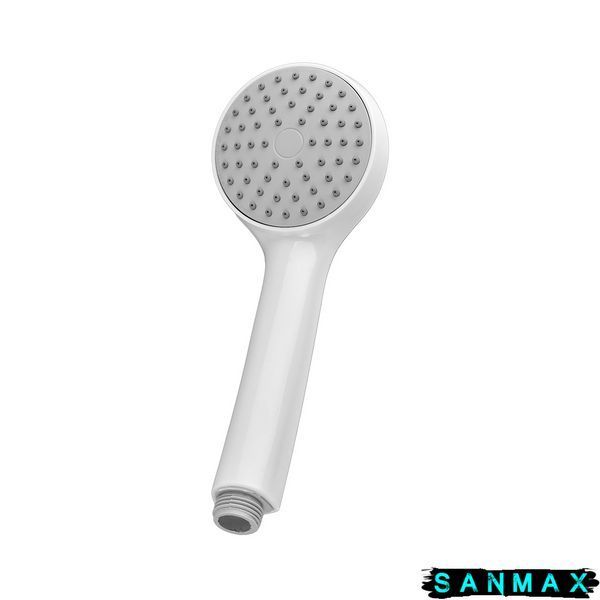 Змішувач для ванни Plamix Lucas-006 Euro Set Білий з шлангом, лійкою та кронштейном (PM0709) PM0709 фото