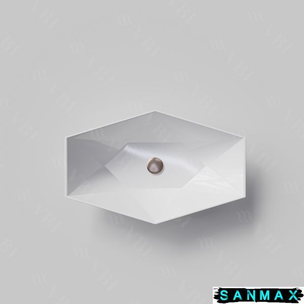 Умивальник накладний Vbi Venezia S Білий VBI-012401 фото