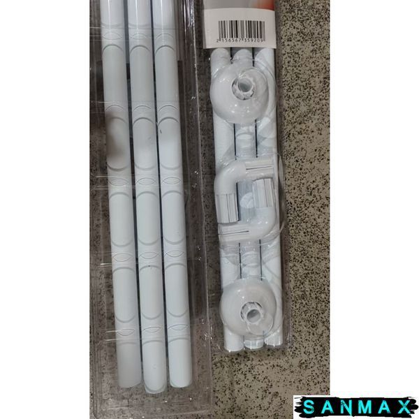 Штанга для шторки П-подібна універсальна Mixxus CRA-U-80x80x80 80x80x80cm, 80x160cm, 240cm (алюміній) блістер (AC3592) AC3592 фото