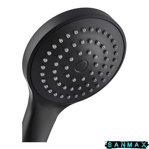 Лійка ручна для душу Haiba SH-08 (1 режим) Чорна (HB3985) HB3985 фото