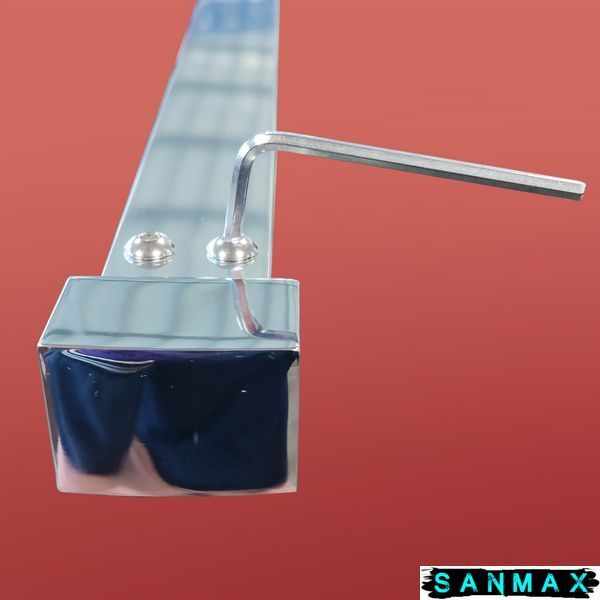 Душова перегородка Koer SR SP01-120x200-TR-01 Walk-In прозоре скло Easy Clean 8мм, хром (KR5394) KR5394 фото