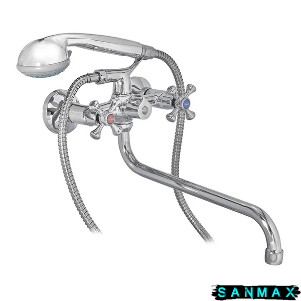 Змішувач для ванни G-Ferro 140 Кераміка Хром (FE0019) FE0019 фото