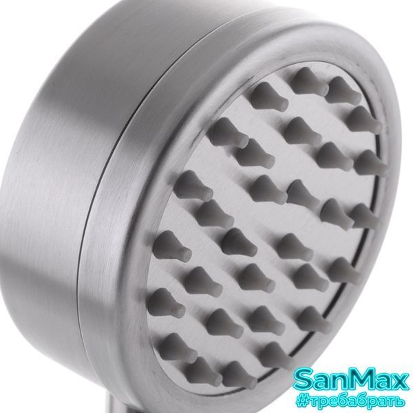 Лійка ручна для душу Mixxus Sh-03 (1 режим) Нерж (SS0056) SS0056 фото