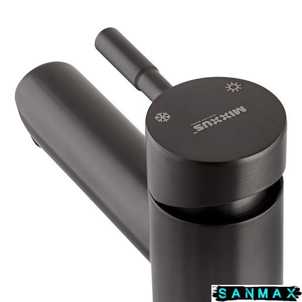 Змішувач для умивальника Mixxus Sus-001-A Нерж Графіт (MI5904) MI5904 фото