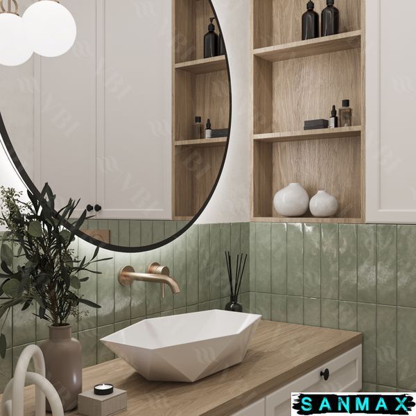 Умивальник накладний Vbi Venezia S Білий VBI-012401 фото