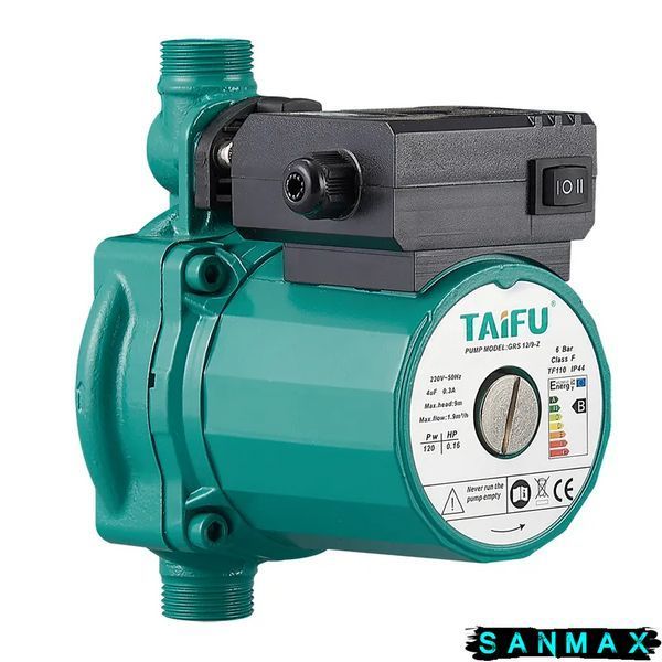 Насос підвищення тиску Taifu GRS 12/9-Z Н=9М, Q=2кбМ, P=120Вт, 3/4" (TF0049) TF0049 фото