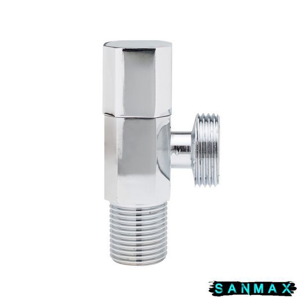 Кран кульовий для підключення сантехприладів Sanlux ST-501 - 1/2"x3/4" (SL2929) SL2929 фото