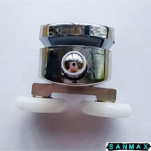 Ролики для душових кабін подвійні колеса Mixxus Premium ROLLERS SCP02-1 CHROME нижні (23mm для DIVERSE SC01,SC02,SD01) (MI7162) MI7162 фото