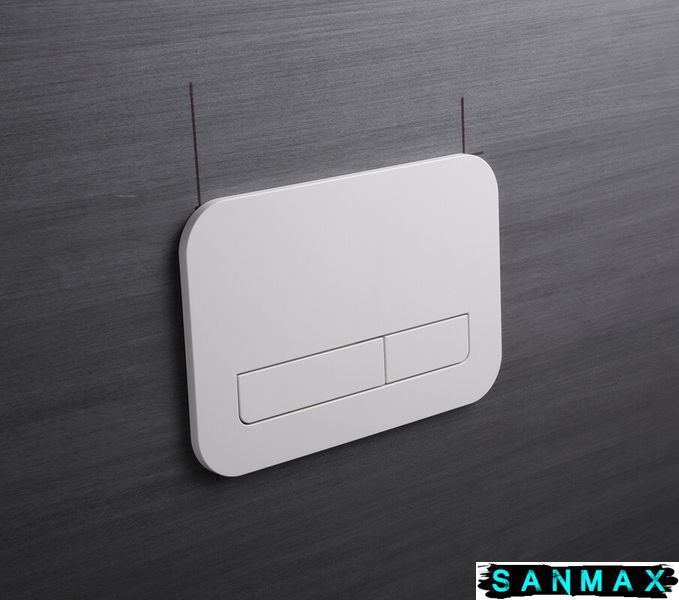 Панель змиву пластикова механіка Koer KT-0609-03 Лінійна Білий (KR6129) KR6129 фото