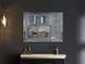 Дзеркало Mixxus Style MR03-80x60 (годинник+температура, Led-підсвічування, антизапотівання) (MI6005) MI6005 фото 2