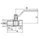 Кран кульовий 1/2 РГШ Газ Europroduct EP.221 (EP2951) EP2951 фото 2