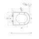 Кришка для унітазу Mixxus Premium Seat Covor Ellipse-2005 Gray 445х360х37mm дюропласт Сіра (MP6685) MP6685 фото 2