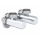 Кран кульовий для підключення сантехприладів Sanlux ST-501 - 1/2"x3/4" (SL2929) SL2929 фото 1