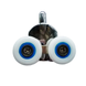 Ролики для душових кабін подвійні колеса Mixxus Premium ROLLERS SCP02-1 CHROME нижні (23mm для DIVERSE SC01,SC02,SD01) (MI7162) MI7162 фото 1