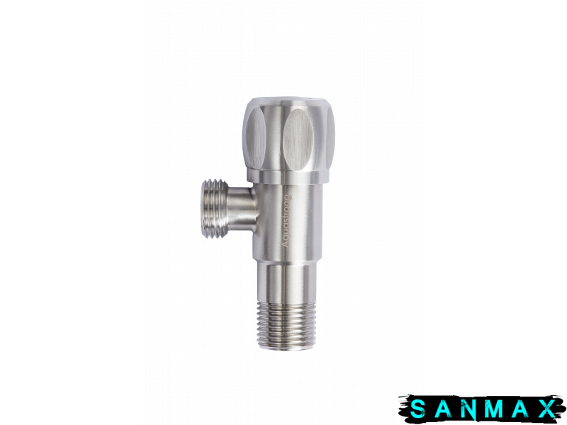 Кран приладовий Aquastrong R7 M1/2 х M1/2 Нерж (R708) R708 фото