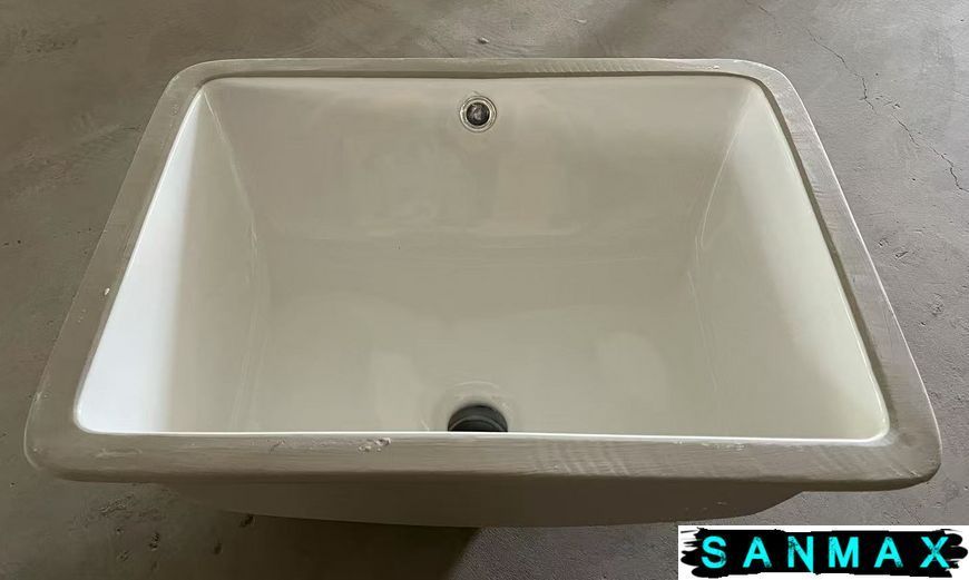 Раковина врізна під стільницю Mixxus Premium Style-1701 510х380х200mm з переливом (MP6567) MP6567 фото