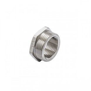 Футорка нікельована 1х1 1/4 Koer KF.F1012 (KR3225) KR3225 фото