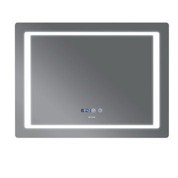 Дзеркало Mixxus Style MR03-70x50 (годинник, Led-підсвітка, антизапотівання) (MI6006) MI6006 фото