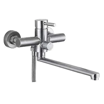 Змішувач для ванни Haiba Sus-006 Euro Нерж (HB9610) HB9610 фото